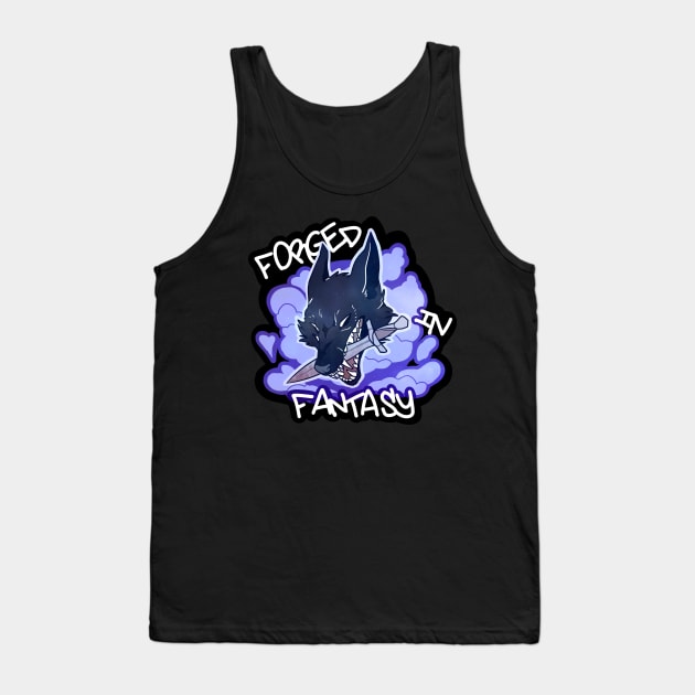 Forged in Fantasy Tank Top by InfiniteArtist